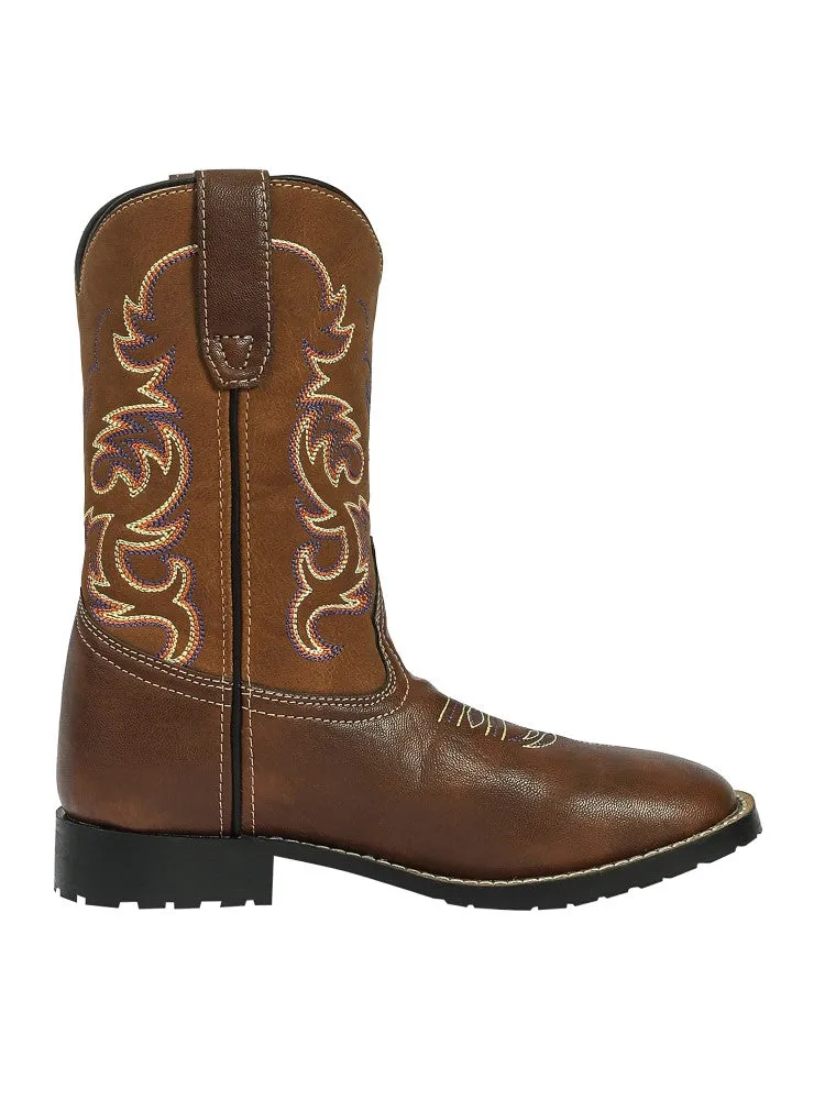 TuffRider Kings Canyon kinder westernlaars bruin rond
