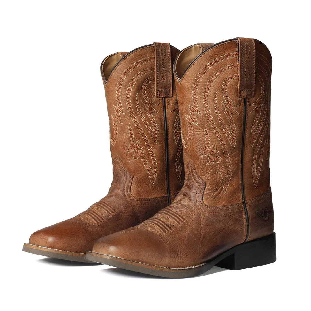 TuffRider Wyatt westernlaars heren bruin vollnerf leer