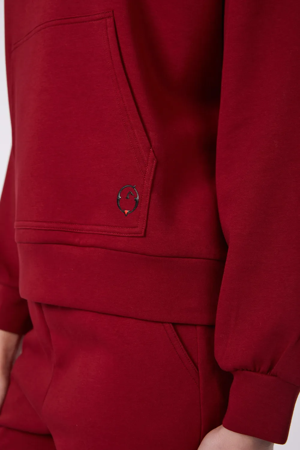 Vestrum Lynx sweater dames katoen met zak