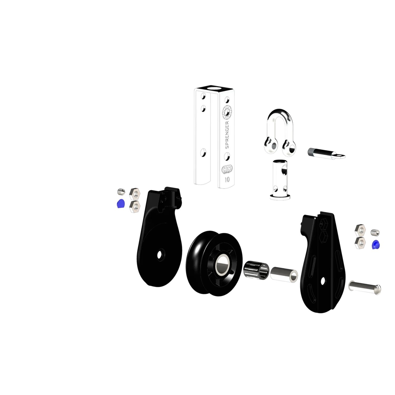 Herm Sprenger S-Block Katrol 10 mm Wartel