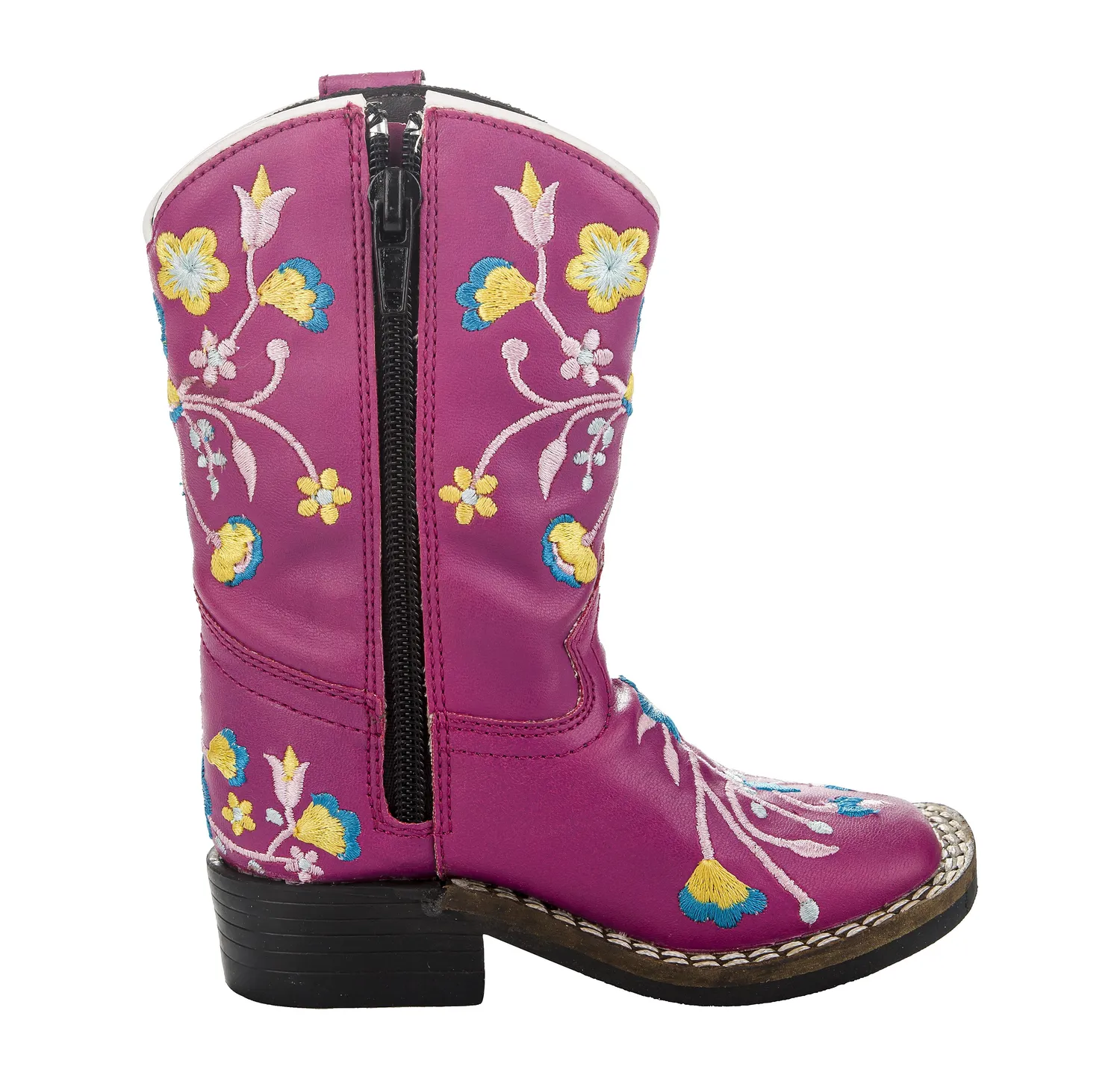 TuffRider Floral Cowgirl westernlaarzen Hot Pink kind licht