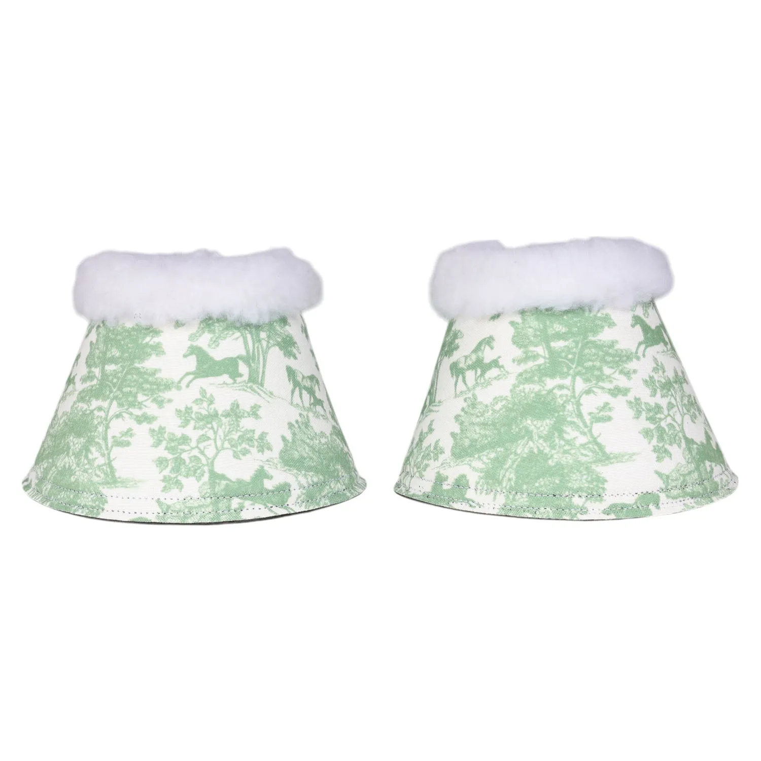 Dapplebay Equestrian Toile springschoenen groen/wit M