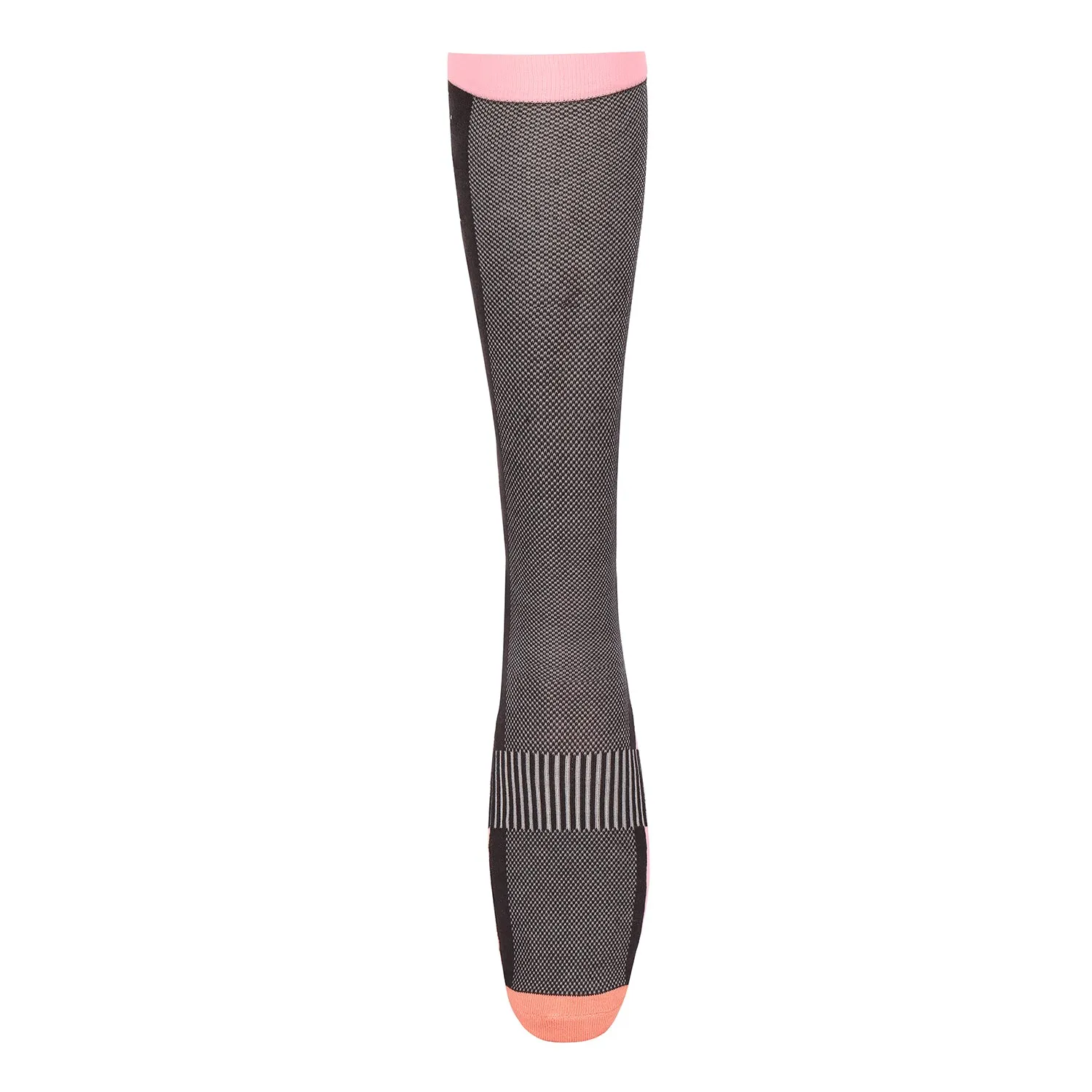 TuffRider Neon Ventilated Argyle rijsokken neon peach