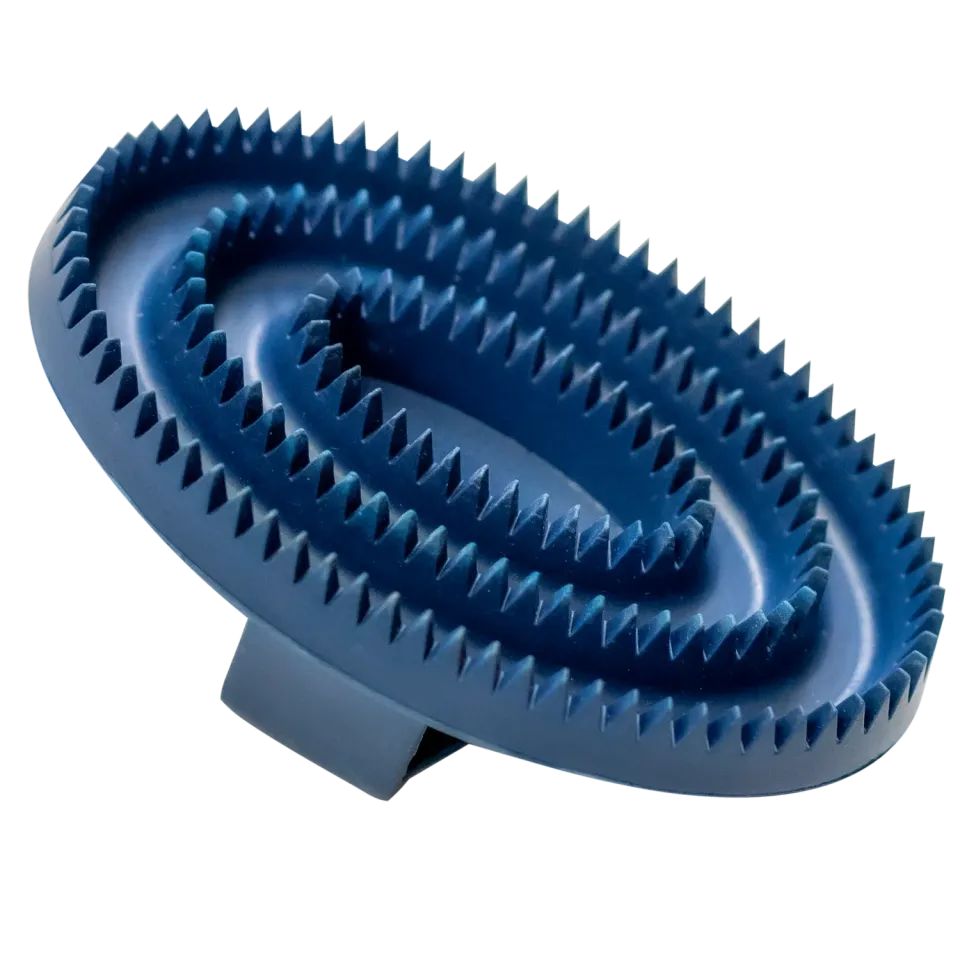 HS Sprenger ovale rubber roskam blauw 125x80 mm zacht