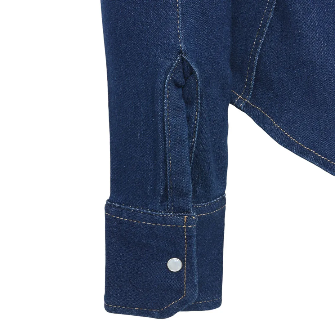 TuffRider Cody western blouse dames denim stretch