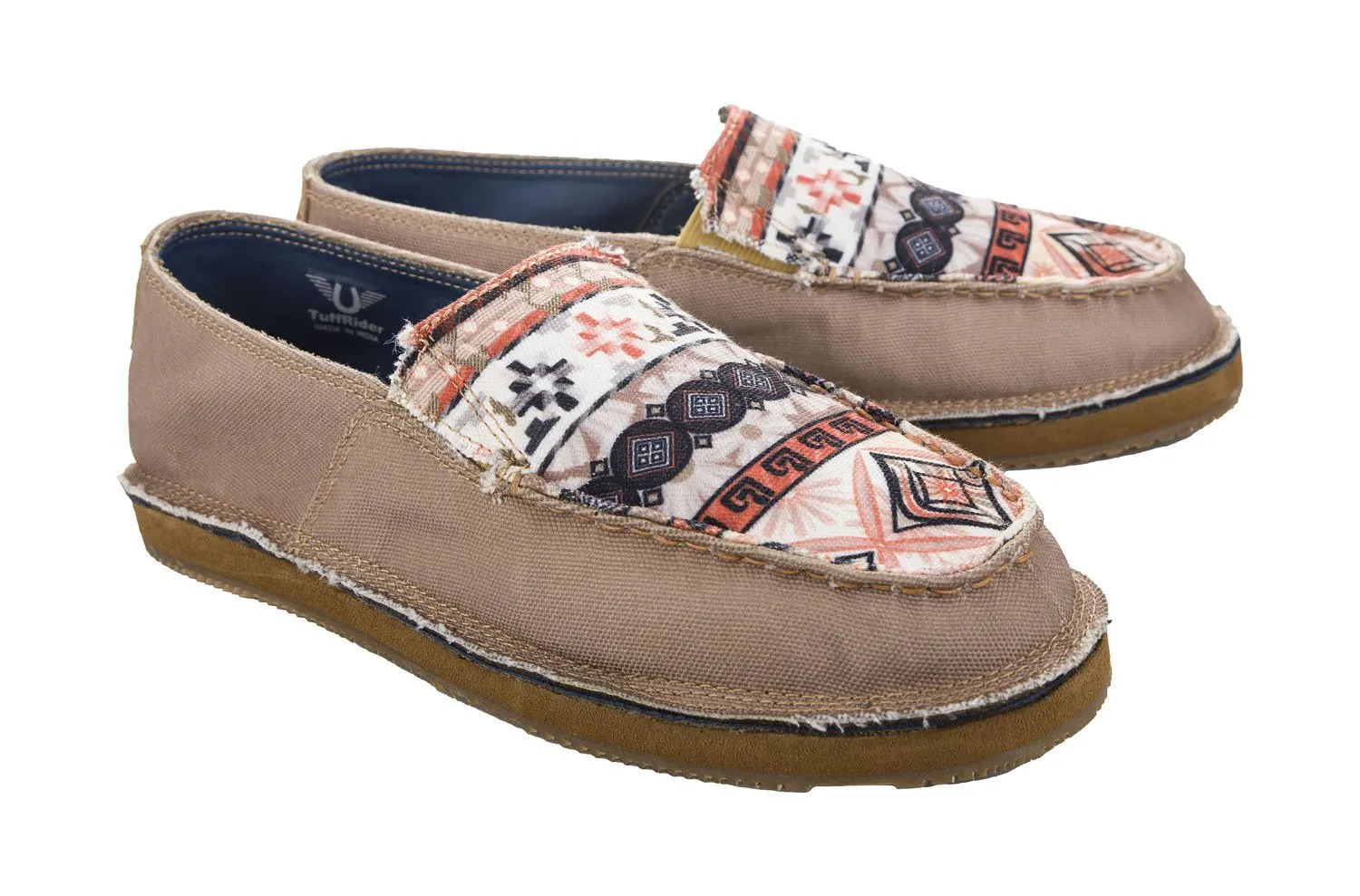 TuffRider Graphix instappers canvas dames Geo memory foam