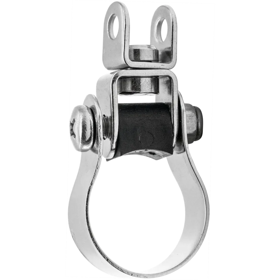 Herm Sprenger relingklem met wartel 25 mm rvs