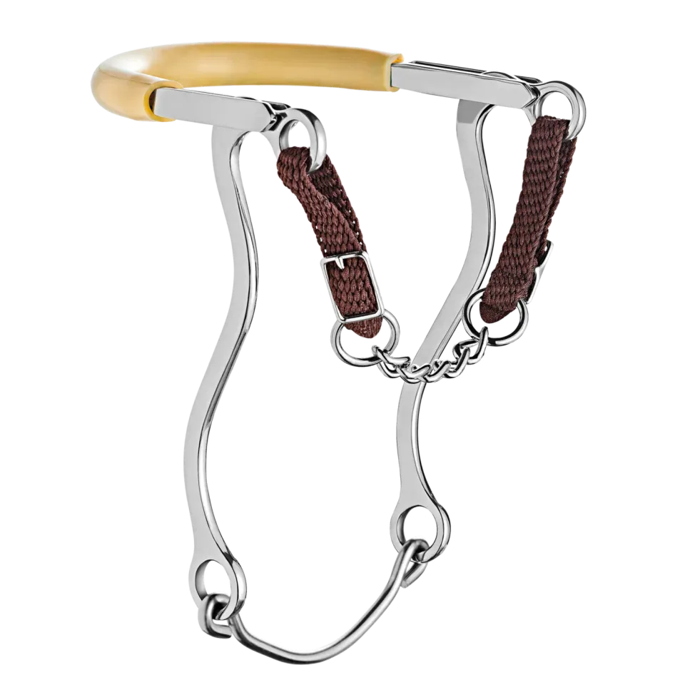 HS Sprenger Hackamore rvs met kinketting