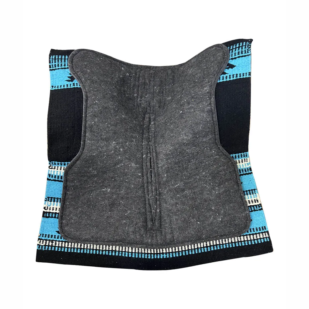 TuffRider Single Weave W001 western zadelpad wol Multi 34x36