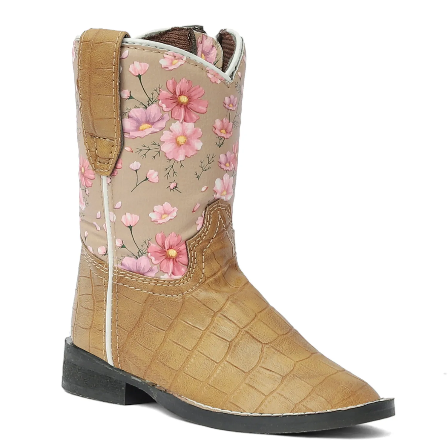 TuffRider Dunes peuter westernlaarzen tan bloemen