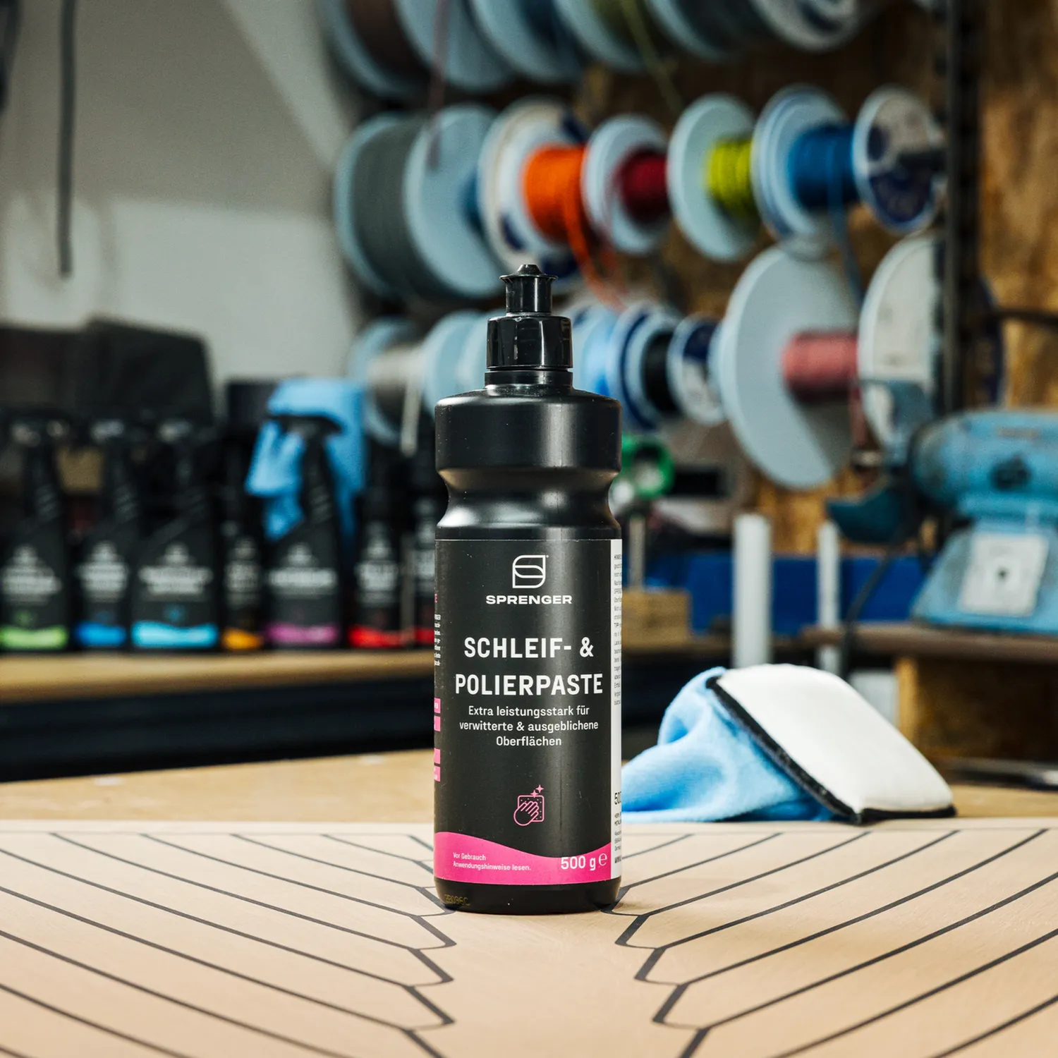 HS Sprenger Schleif Polierpaste Polijstpasta 500g fijn