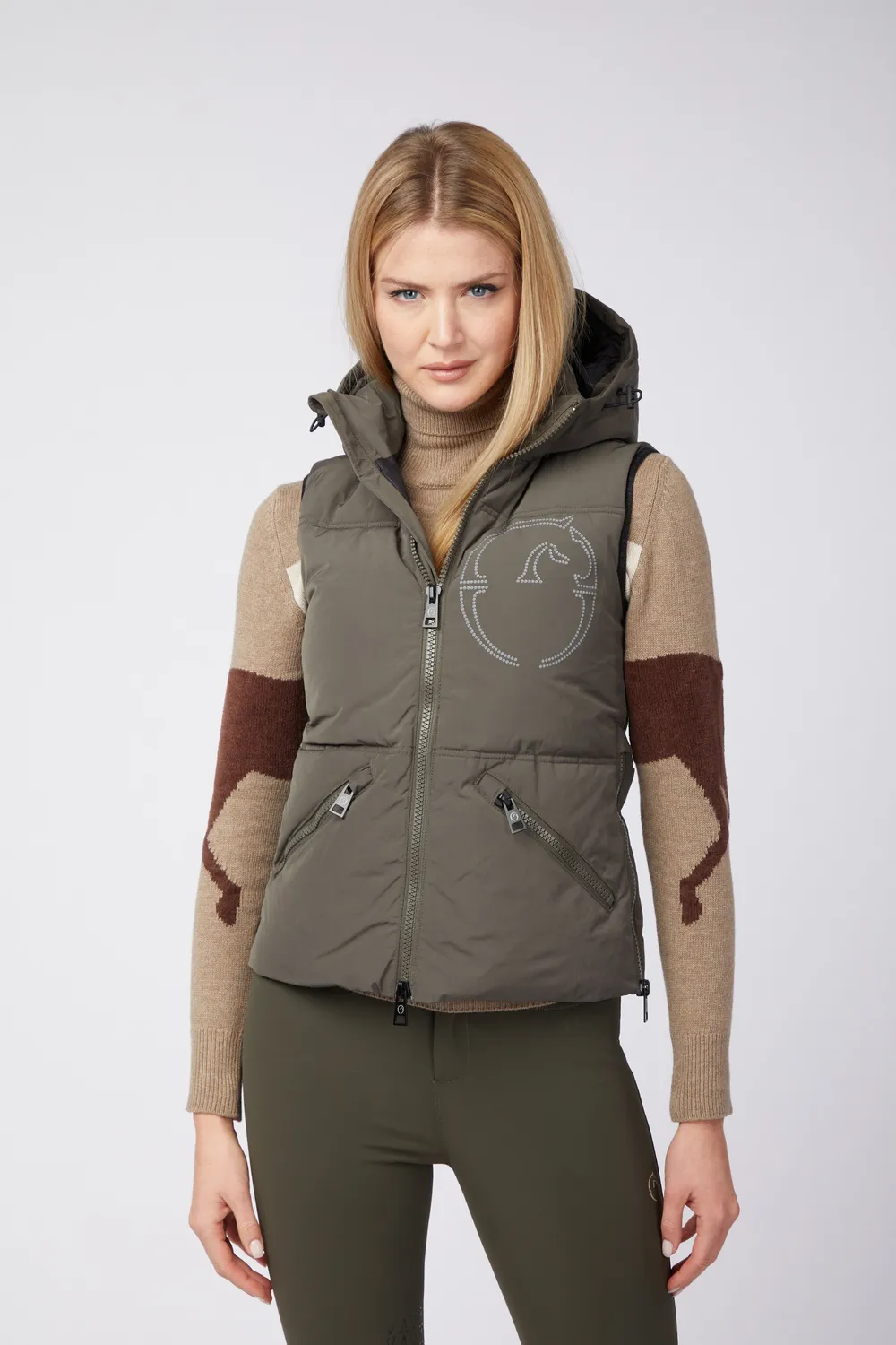 Vestrum Herne bodywarmer dames met capuchon