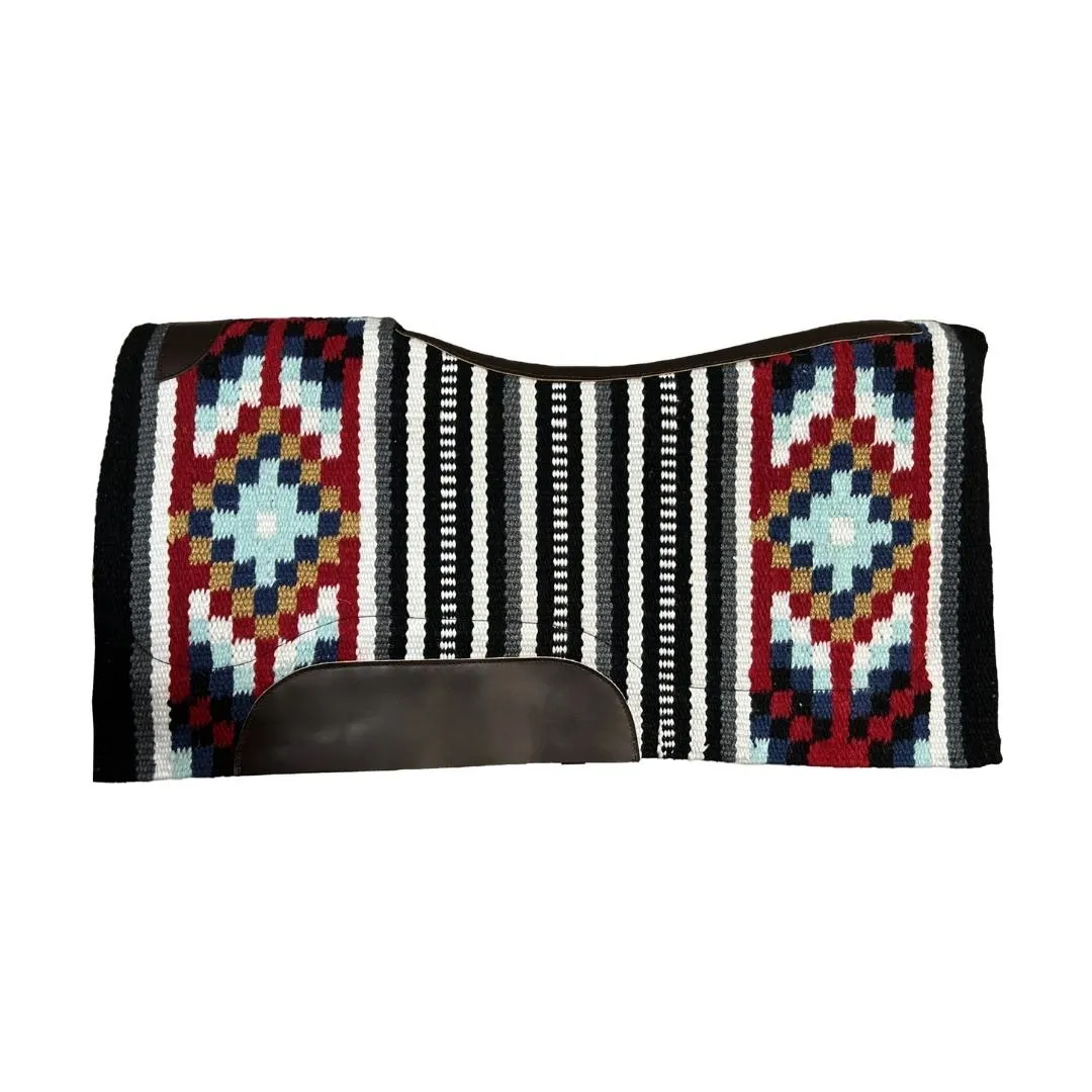 TuffRider Stripe western zadeldek Jade 34x36 wolmix