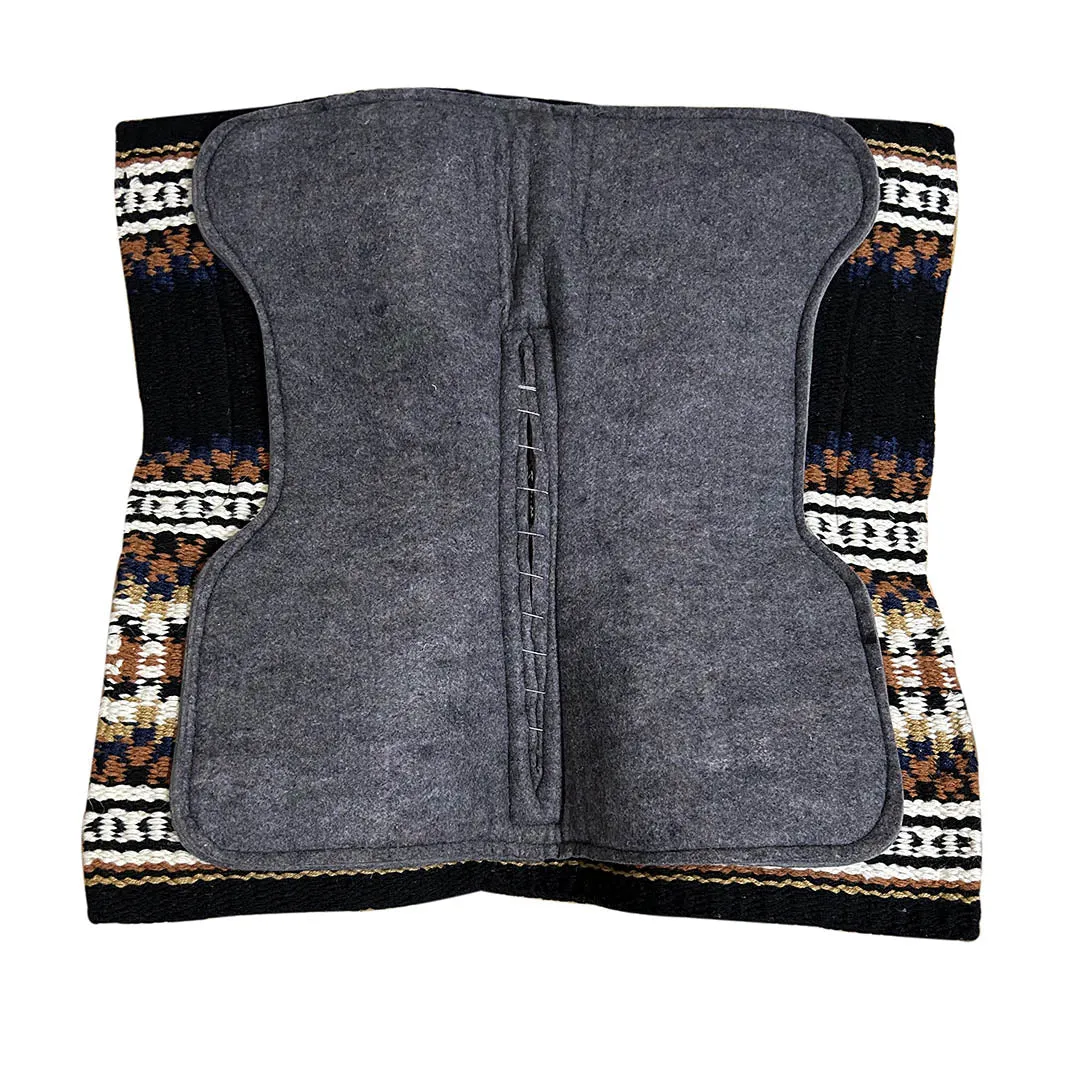 TuffRider Enigma western zadelpad Grid 34x36 wol