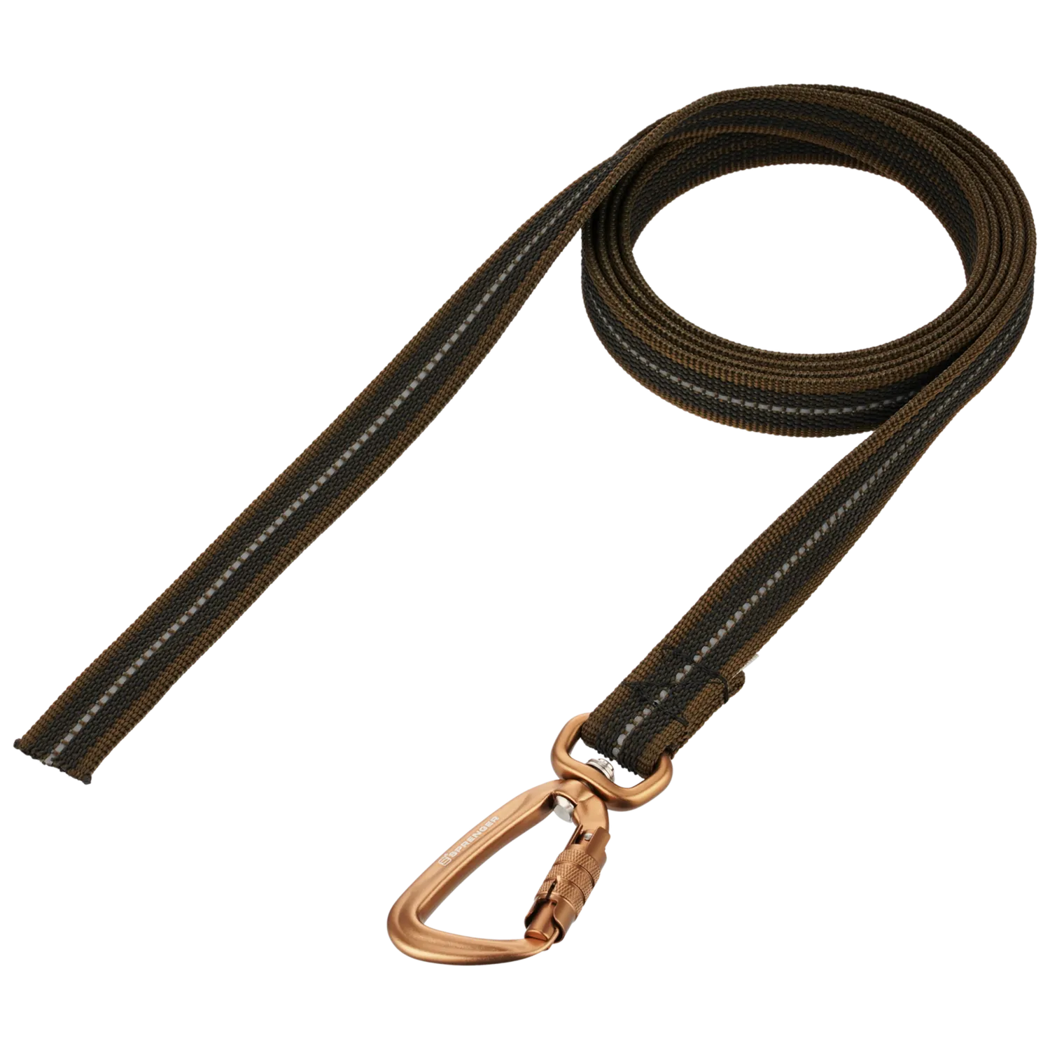 Herm Sprenger hondenlijn gecoat 200 cm bruin