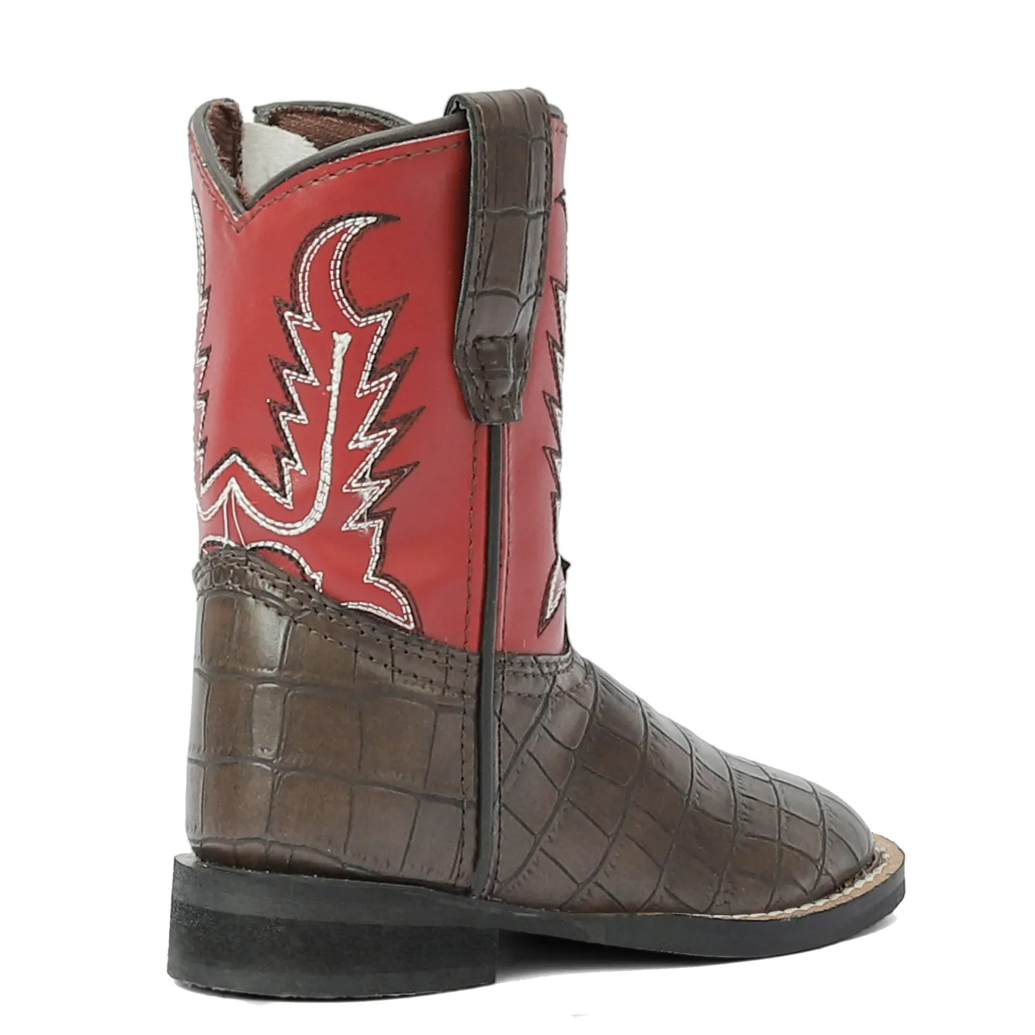 TuffRider Redwood westernlaarzen peuter bruin stalen zool