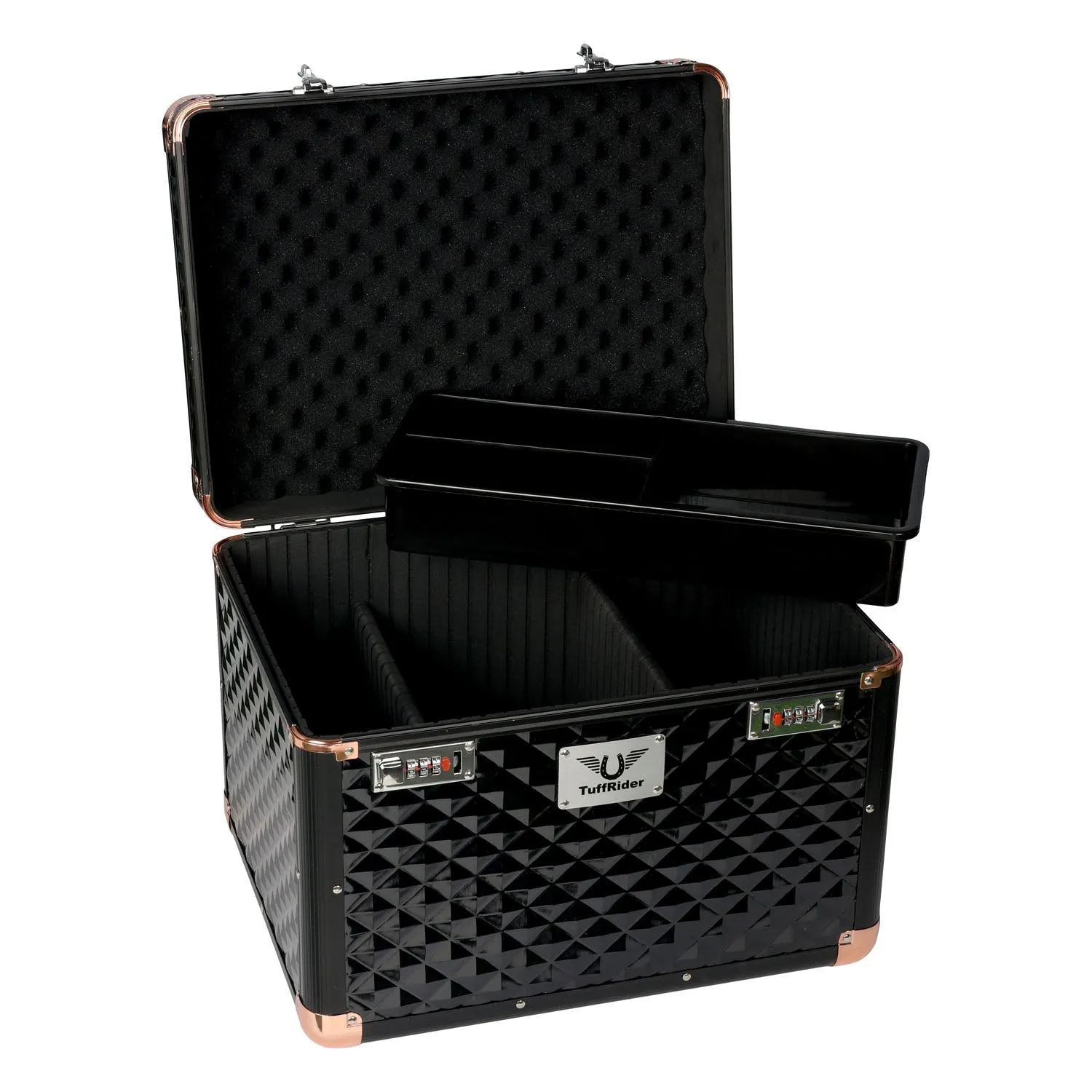 TuffRider Aluminium Diamond poetskist Goud 40cm
