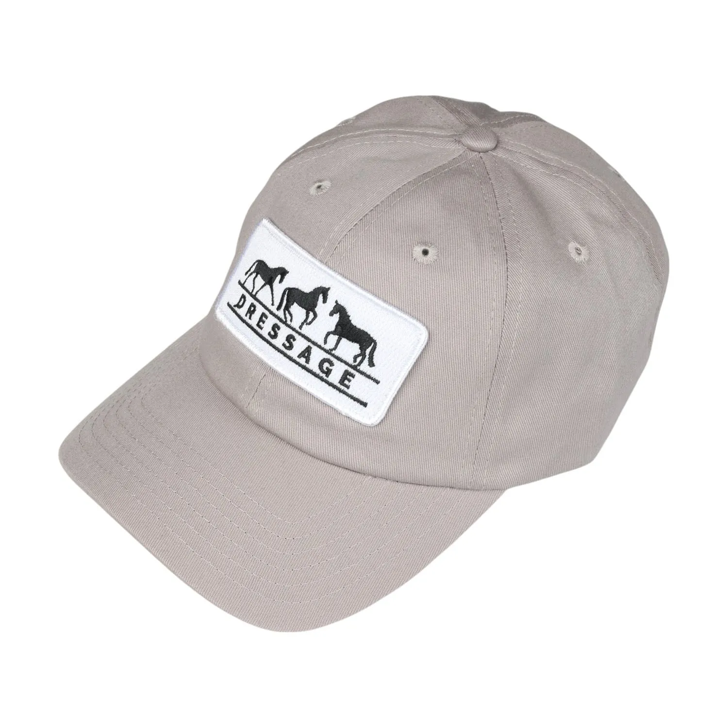 Dapplebay Dressage pet lichtgrijs one size dressuurlogo