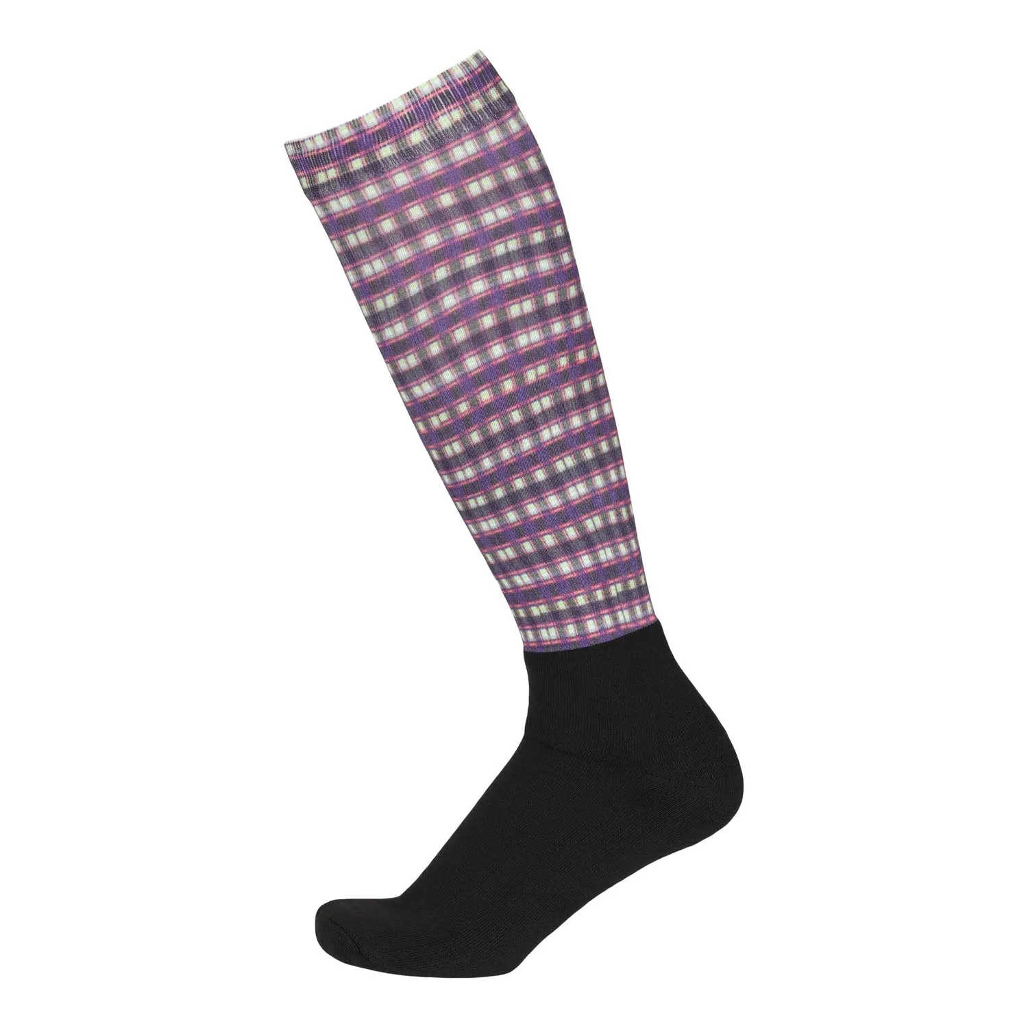 Equine Couture Lola rijsokken 3-pack blauw mix stretch