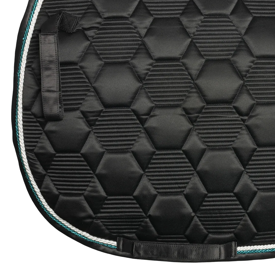 Lettia Honeycomb zadeldek navy STD satijn coolmax