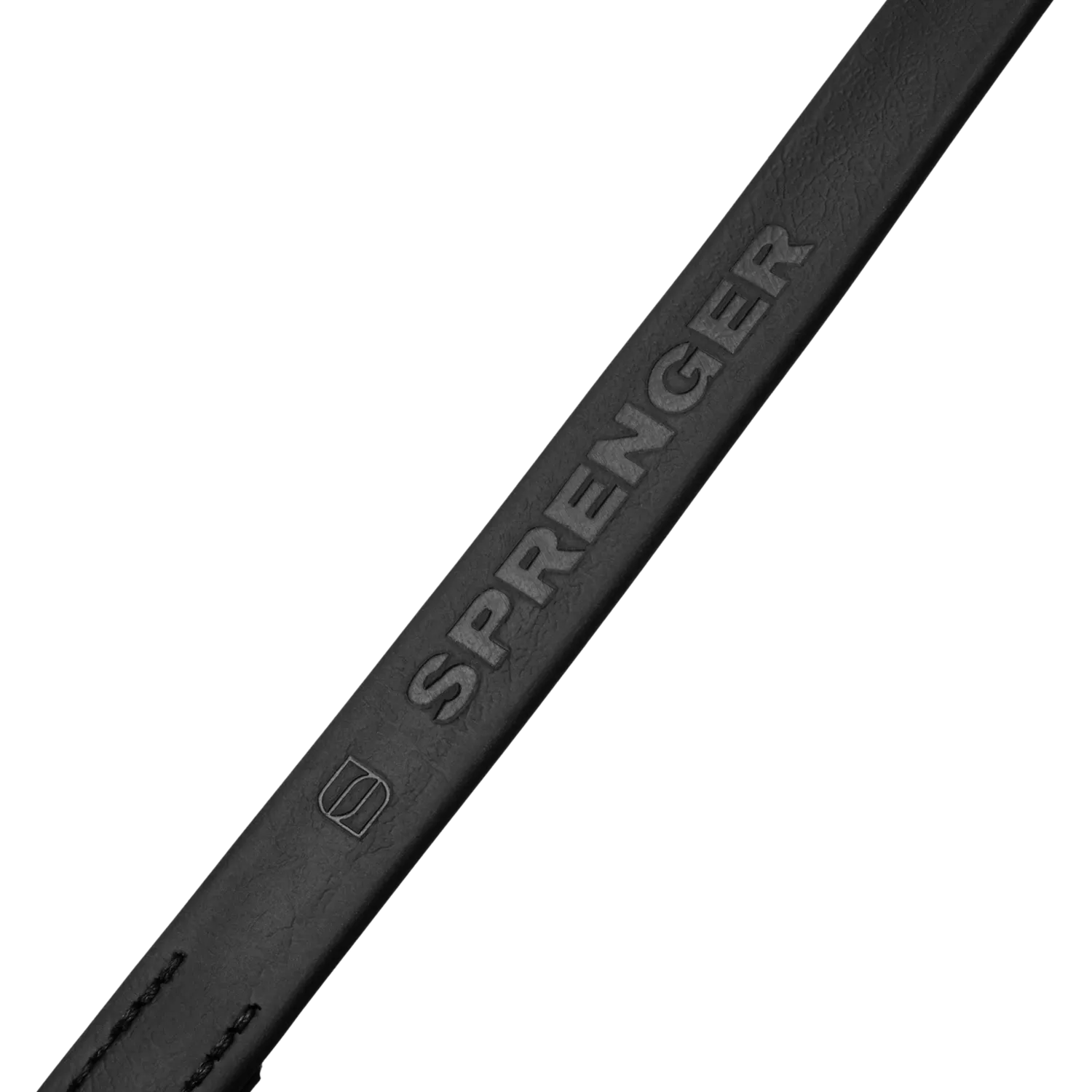 Herm Sprenger BioThane 59112 korte hondenriem 19 mm zwart