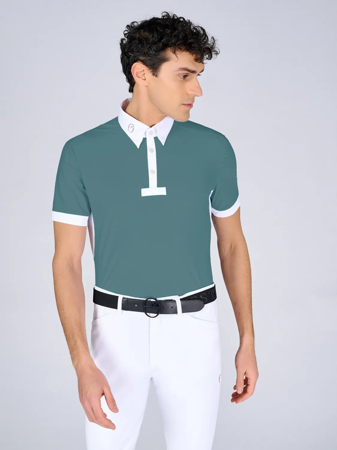 Vestrum Budoni Wedstrijdshirt Heren Korte Mouw 3 Knoopjes