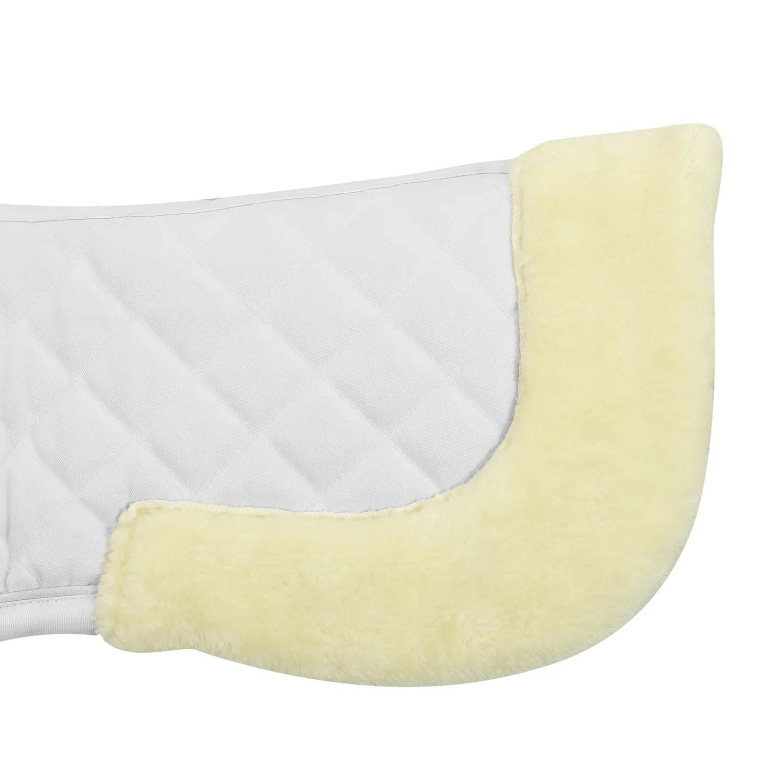 Equine Couture Hi Wither bontpad wit STD hoge schoft