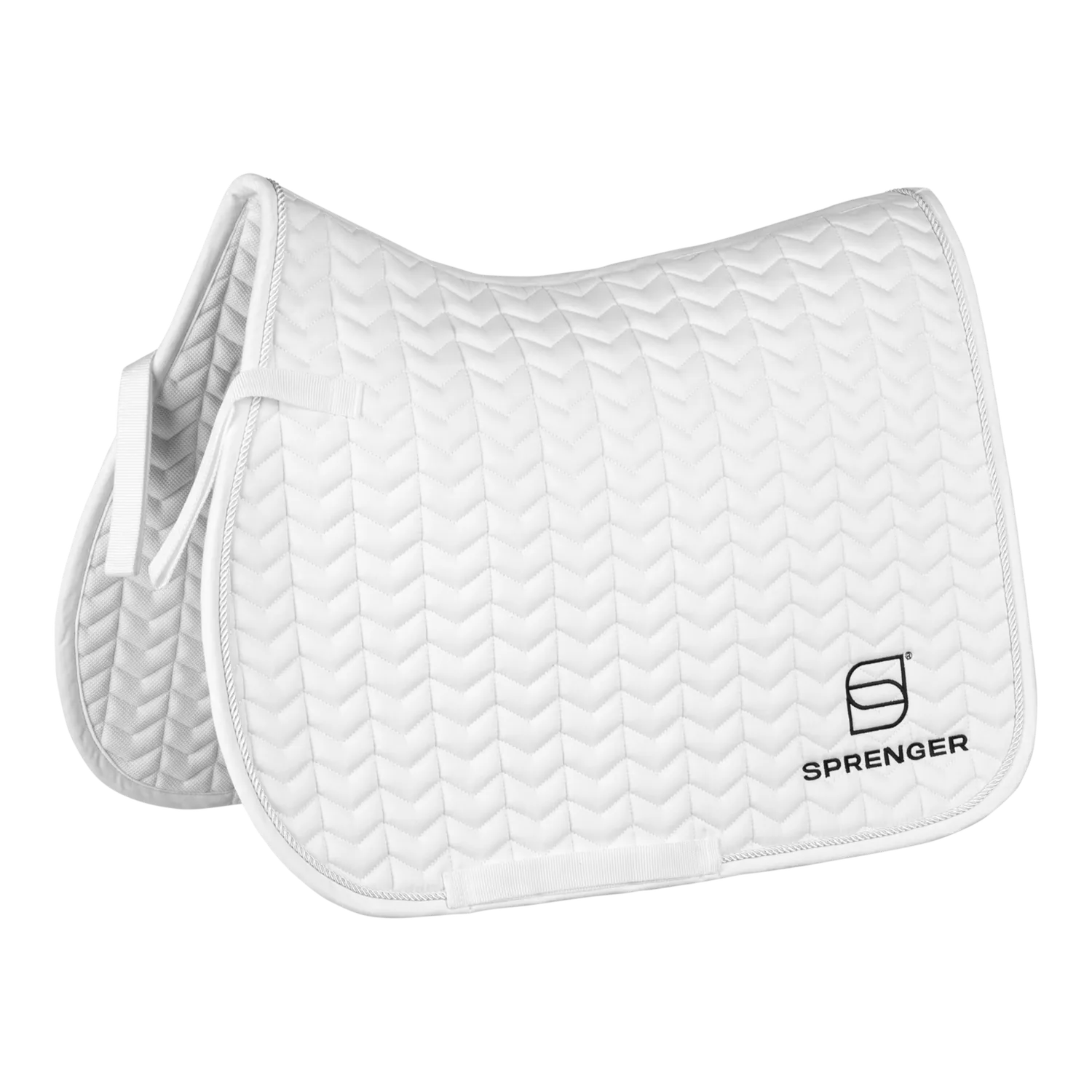 HS Sprenger Veelzijdigheid Zadeldoek wit fishbone