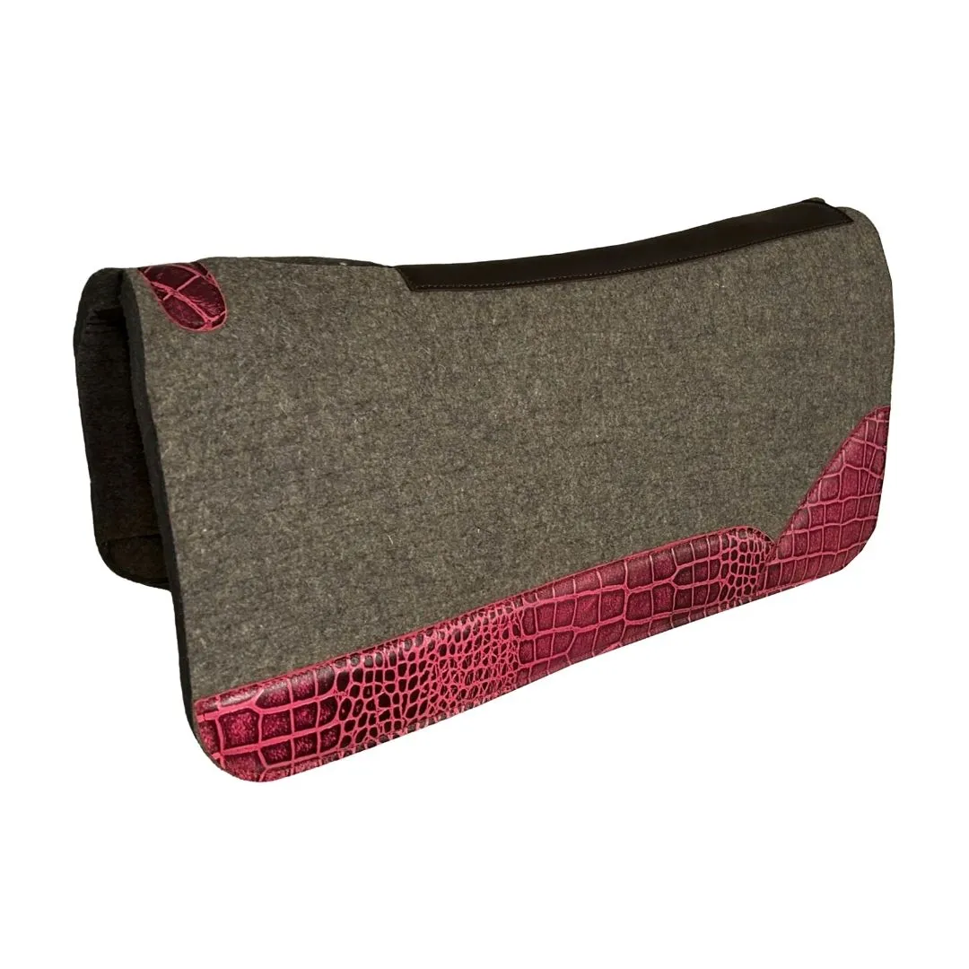 JPC Equestrian TuffRider Axiom zadelpad grijs 32x32 wol 1 inch