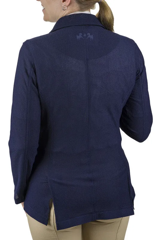 Equine Couture EquiVent dames showjas navy mesh