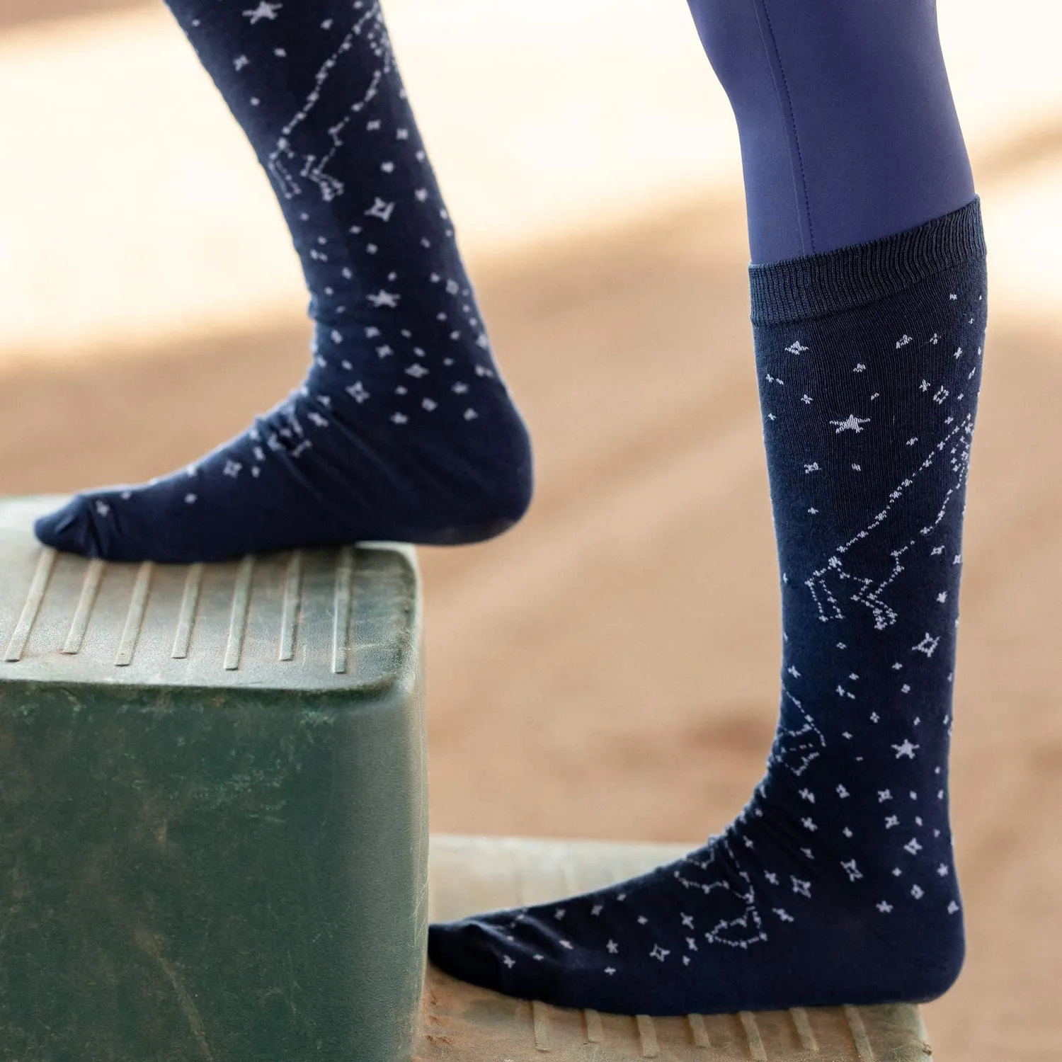 Dapplebay Knit rijsokken Constellation Navy one size