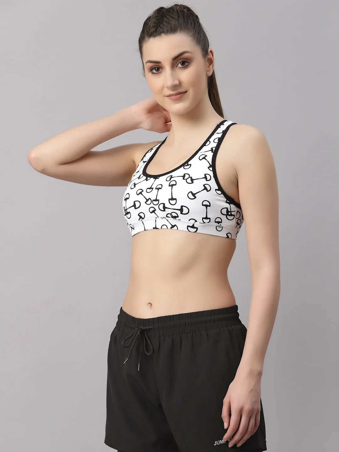 TuffRider Sprint racerback sport bh zwart stretch