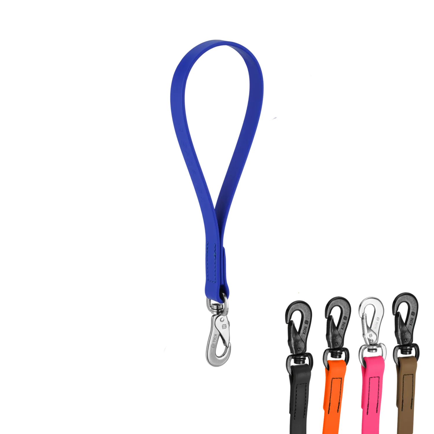 Herm Sprenger BioThane 59112 korte hondenriem 19 mm zwart