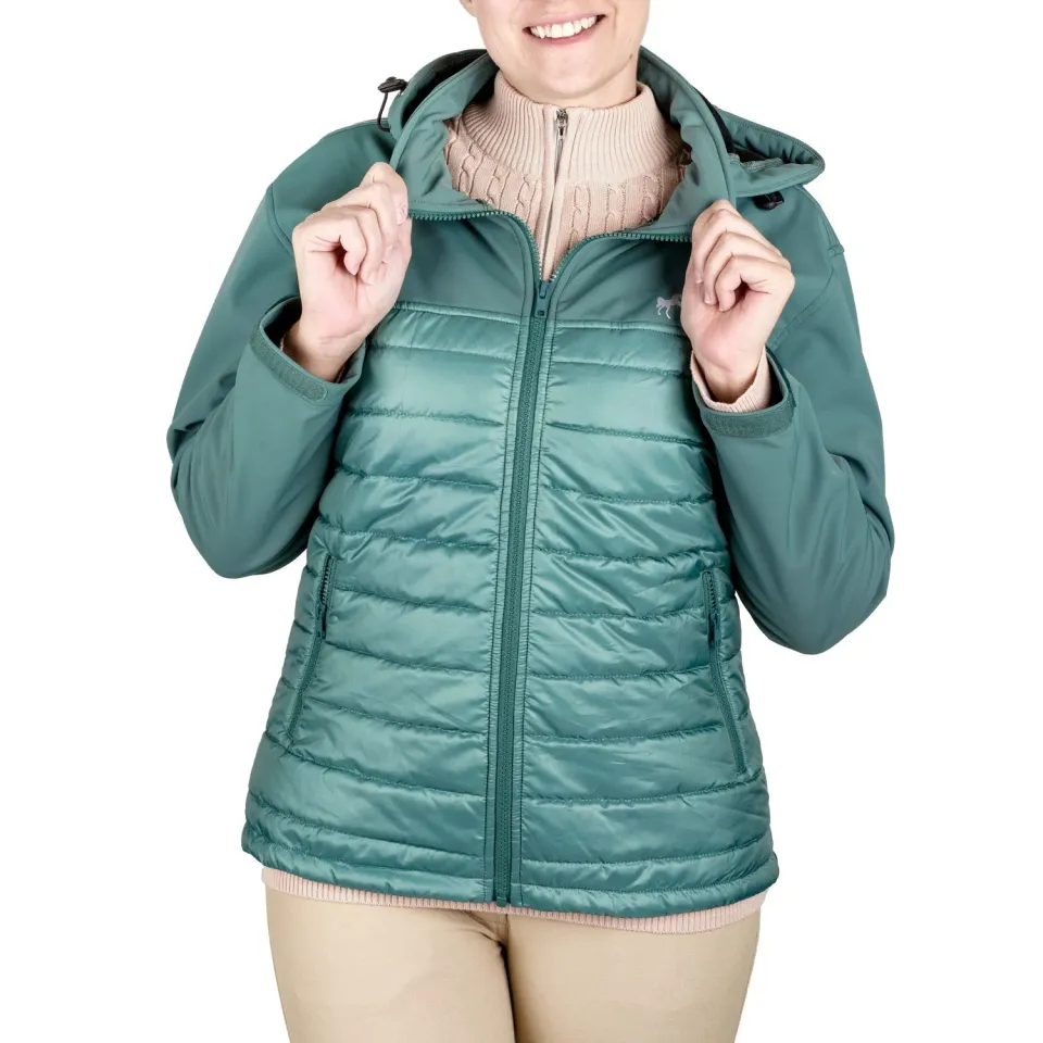 Equine Couture Parker puffer rijjas zwart