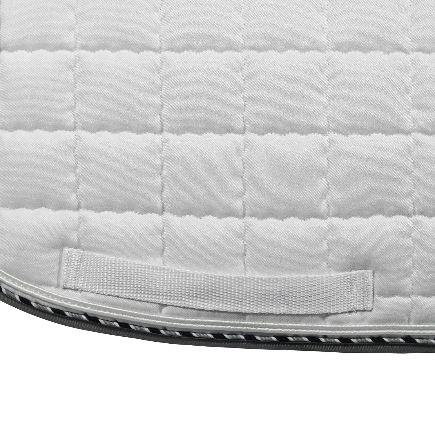 Equine Couture Coolmax Plush zadeldek wit-zwart coolmax