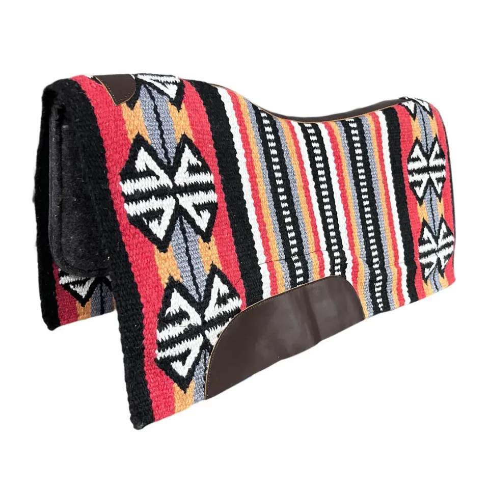 TuffRider Single Weave western zadelpad 34x36 wol multi