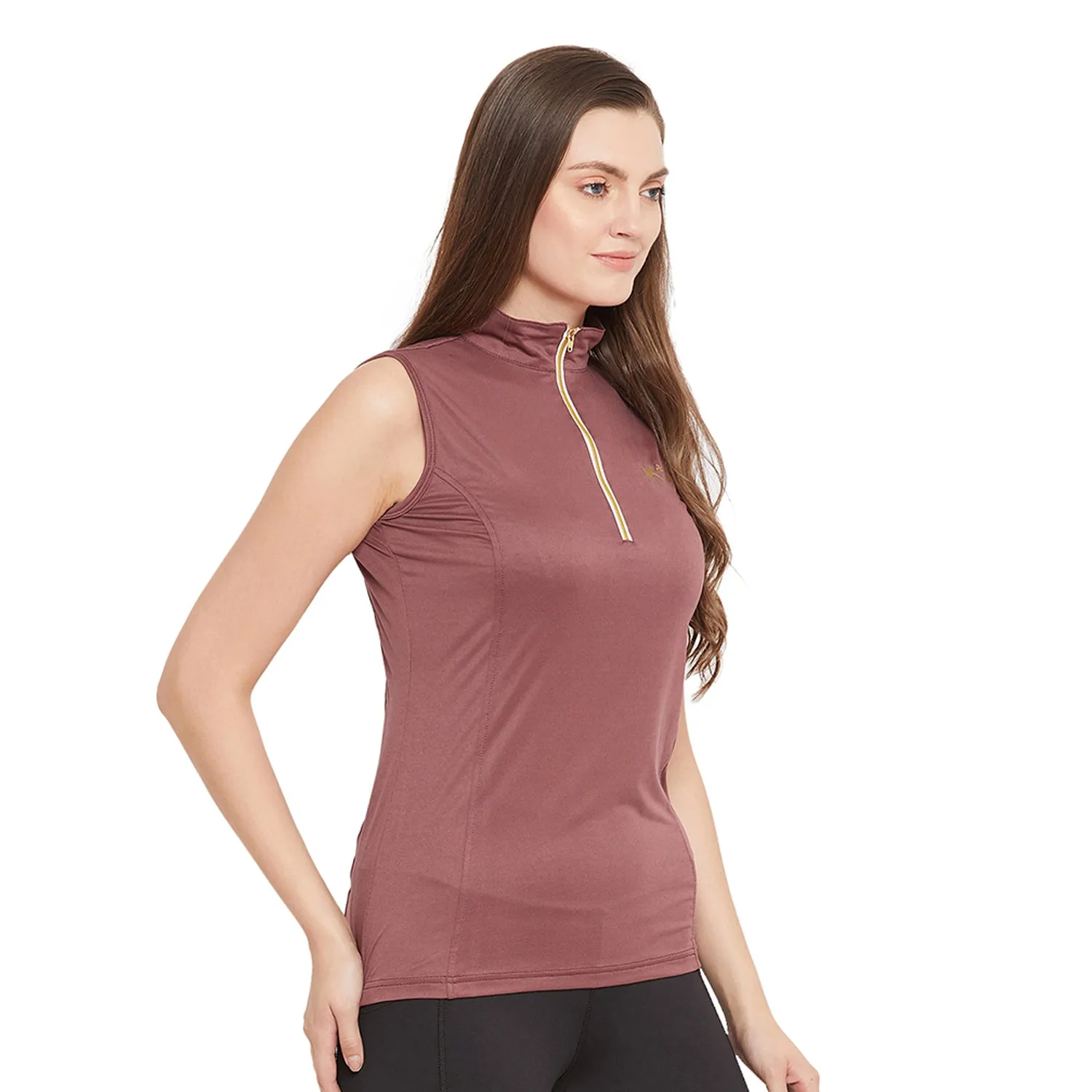 Equine Couture Surya EquiCool sportshirt mouwloos paars XXXL