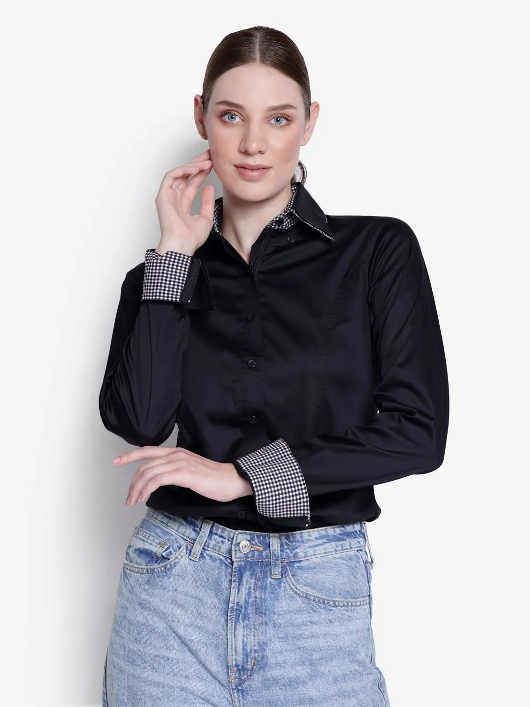TuffRider Adey dames blouse plum lichte stof