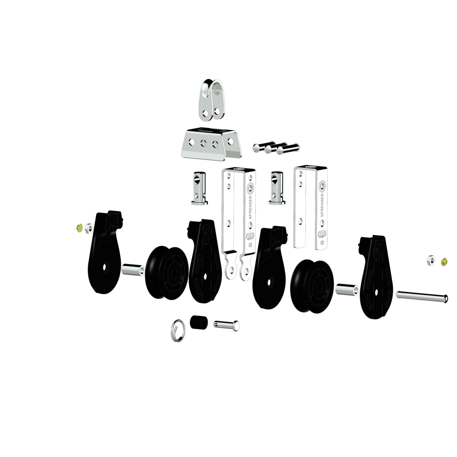 HS Sprenger S-Block blok glijlager 10 mm 2-schijfs