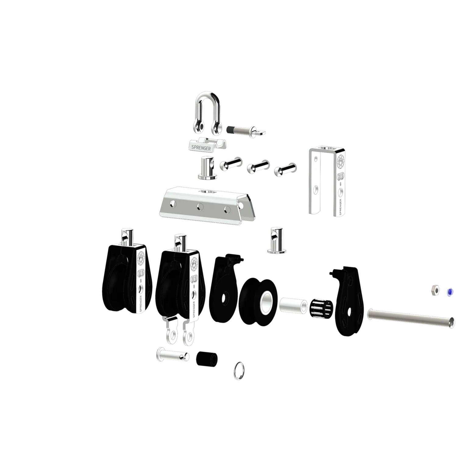 Herm Sprenger S-Block Naaldlager 8 mm 3-schijfs
