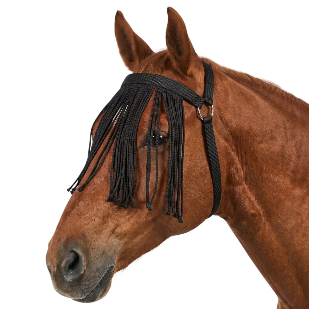 TuffRider Adjustable Fly Veil vliegenfranje zwart Cob