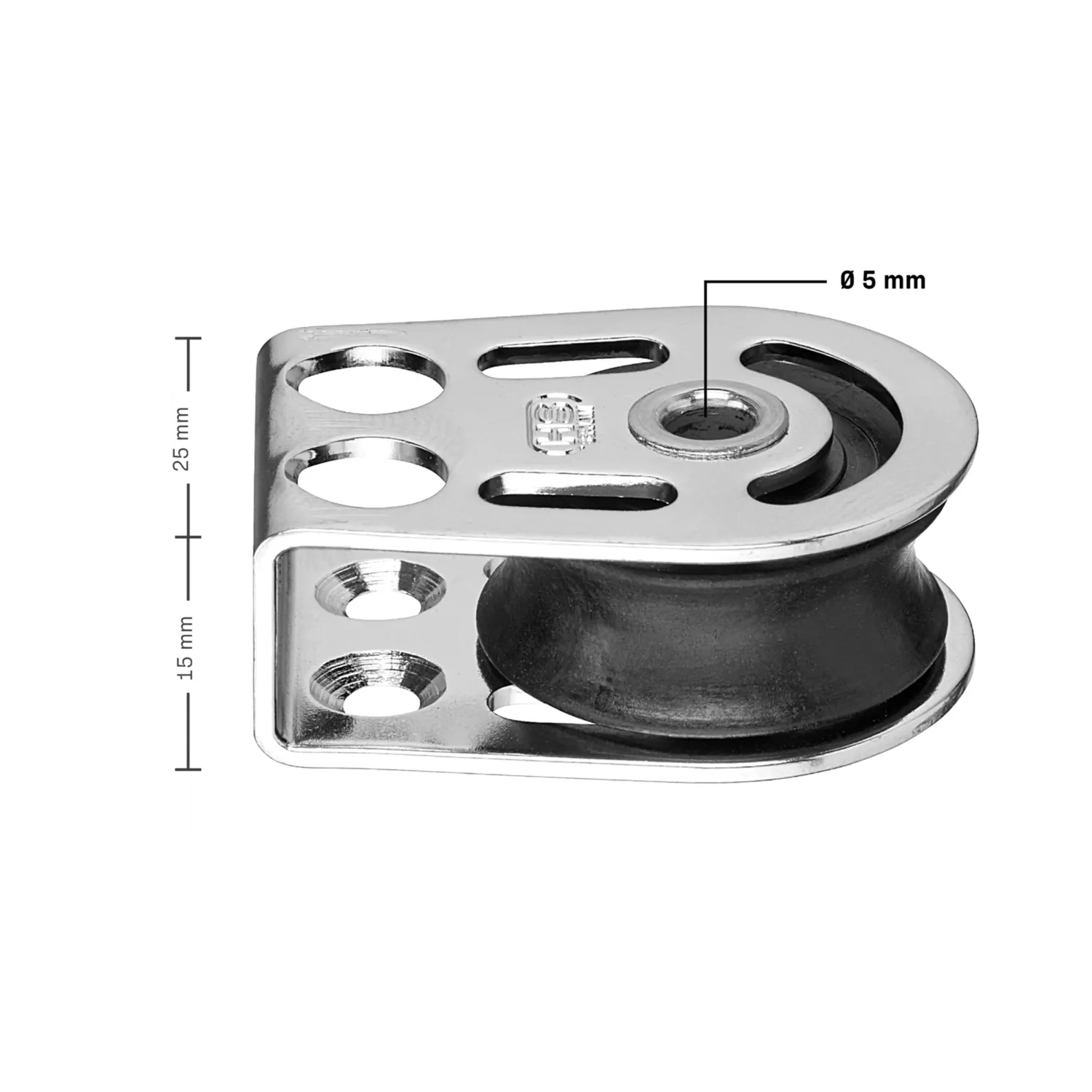 HS Sprenger Ligblok 8mm glijlager met holas