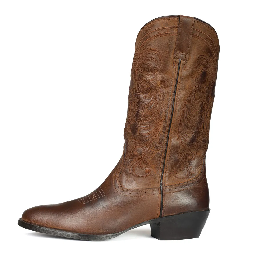 TuffRider Daisey dames western laars Distressed Brown leer