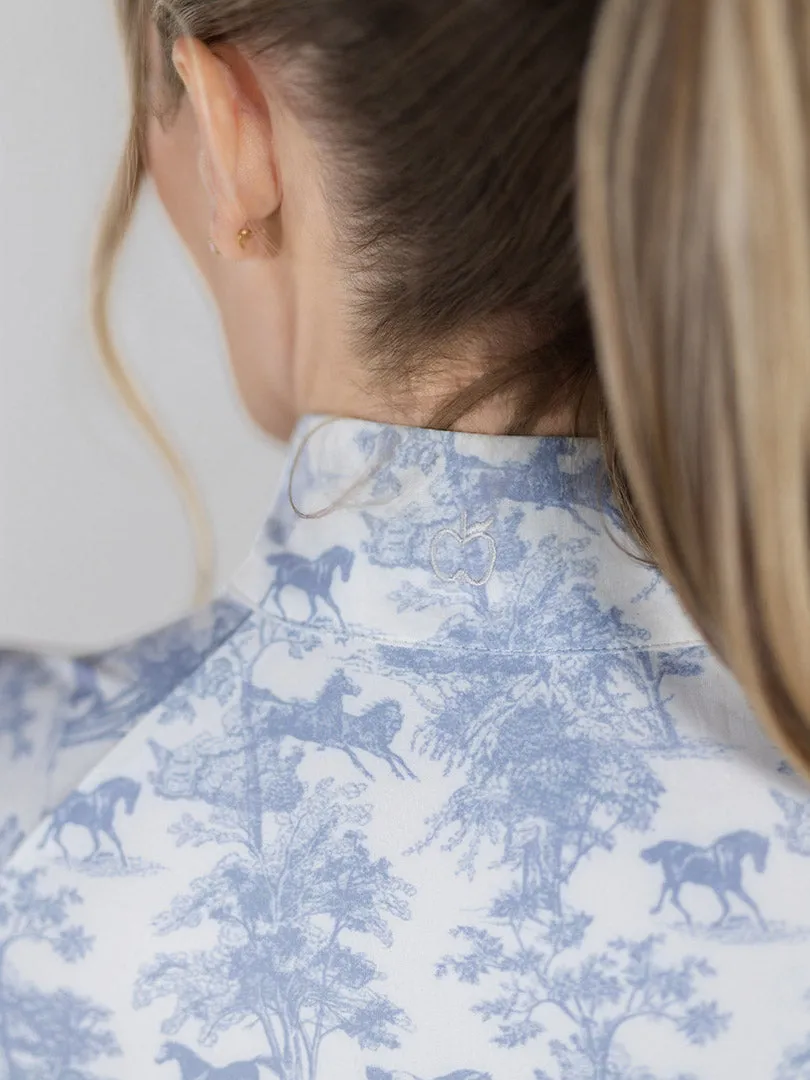 Dapplebay Equestrian Toile rijshirt Moonrise korte mouw