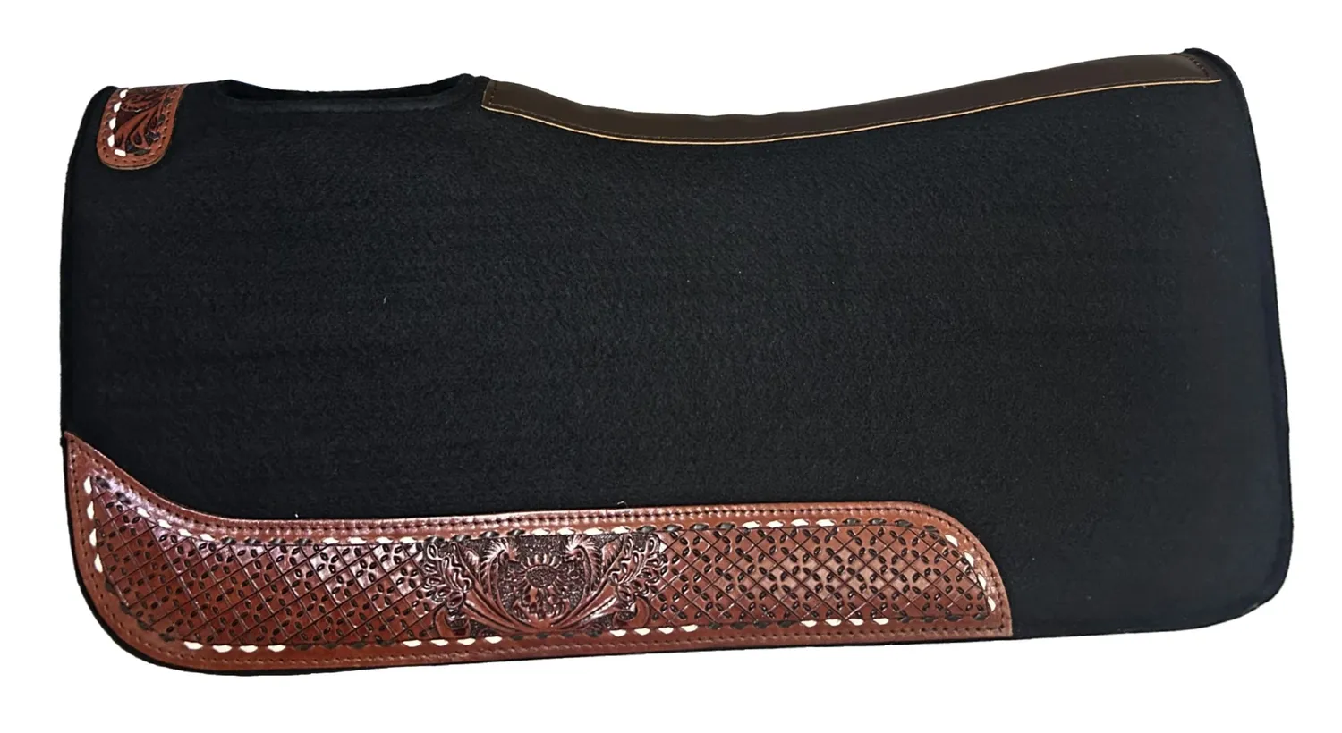 TuffRider Grand Floral western zadelpad 32x32 zwart