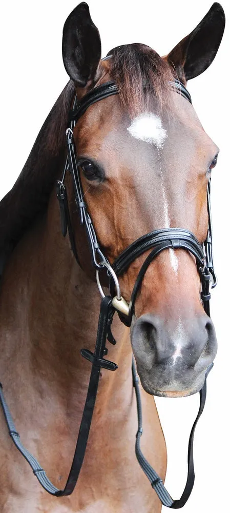 Henri de Rivel Pro Piaffe hoofdstel havana lak cob