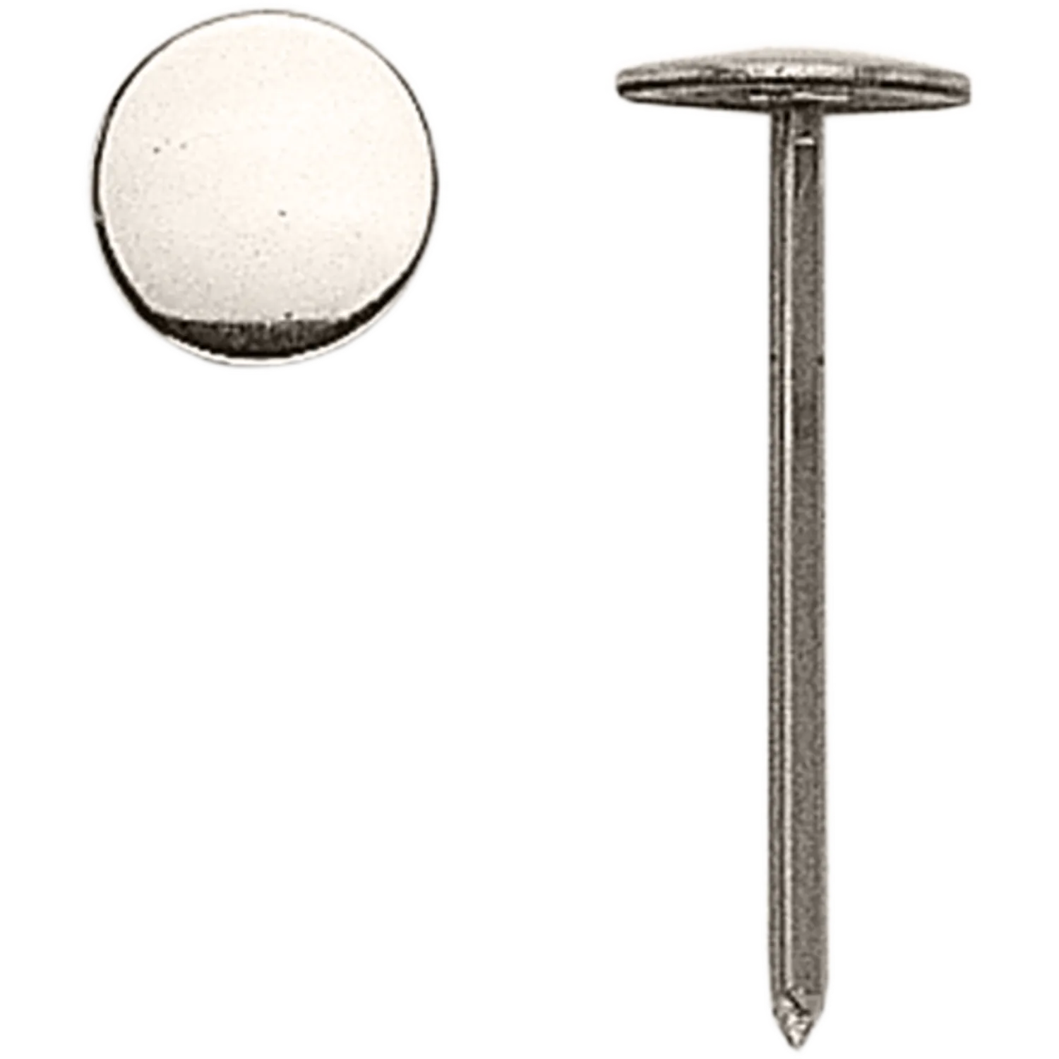 HS Sprenger zadelnagel metaal gepolijst kop 9-13 mm