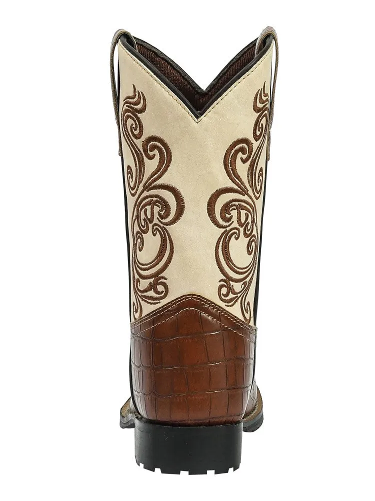 TuffRider Shenandoah westernlaars kind bruin rond