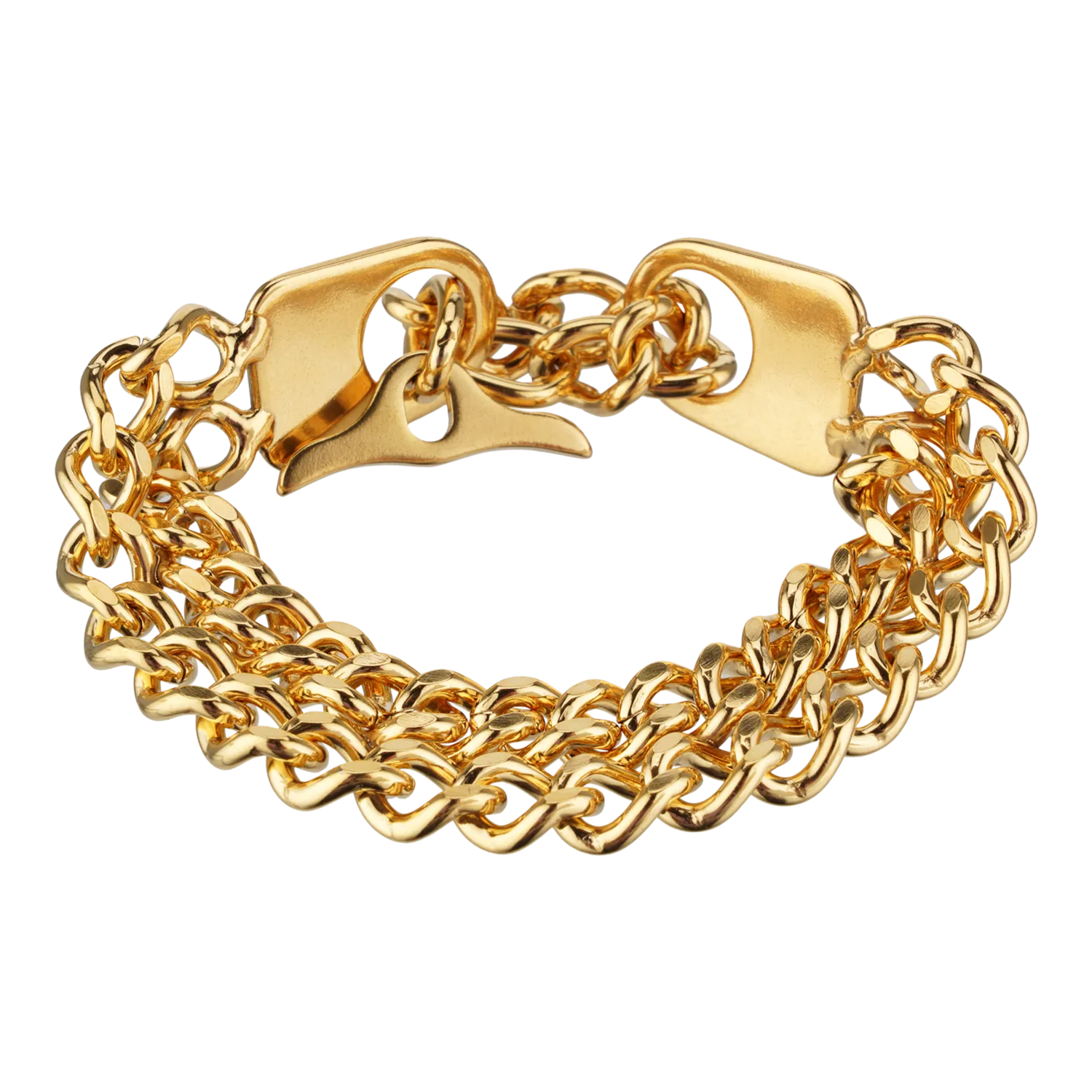 HS Sprenger &ME Armband 2-Rijig Goud Edelstaal Verguld