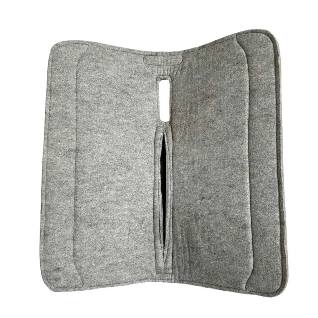 TuffRider Wildcat westernpad vilt 32x32 grijs 1 inch